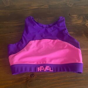 Revel Dance Convention Sports Bra Size Child Large